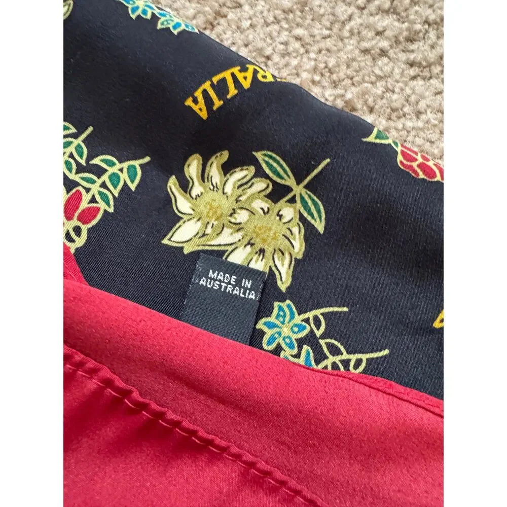 Australia Floral Headscarf Square Retro Old Money Quiet Luxury Vintage Classic
